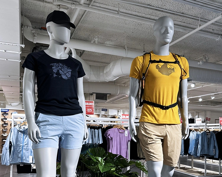 bink sport window mannequins