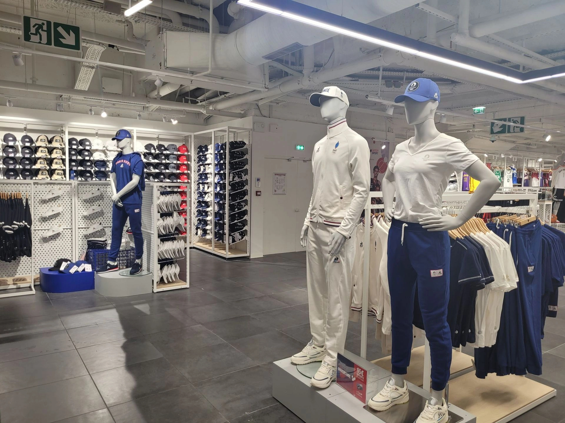 bink sport window mannequins