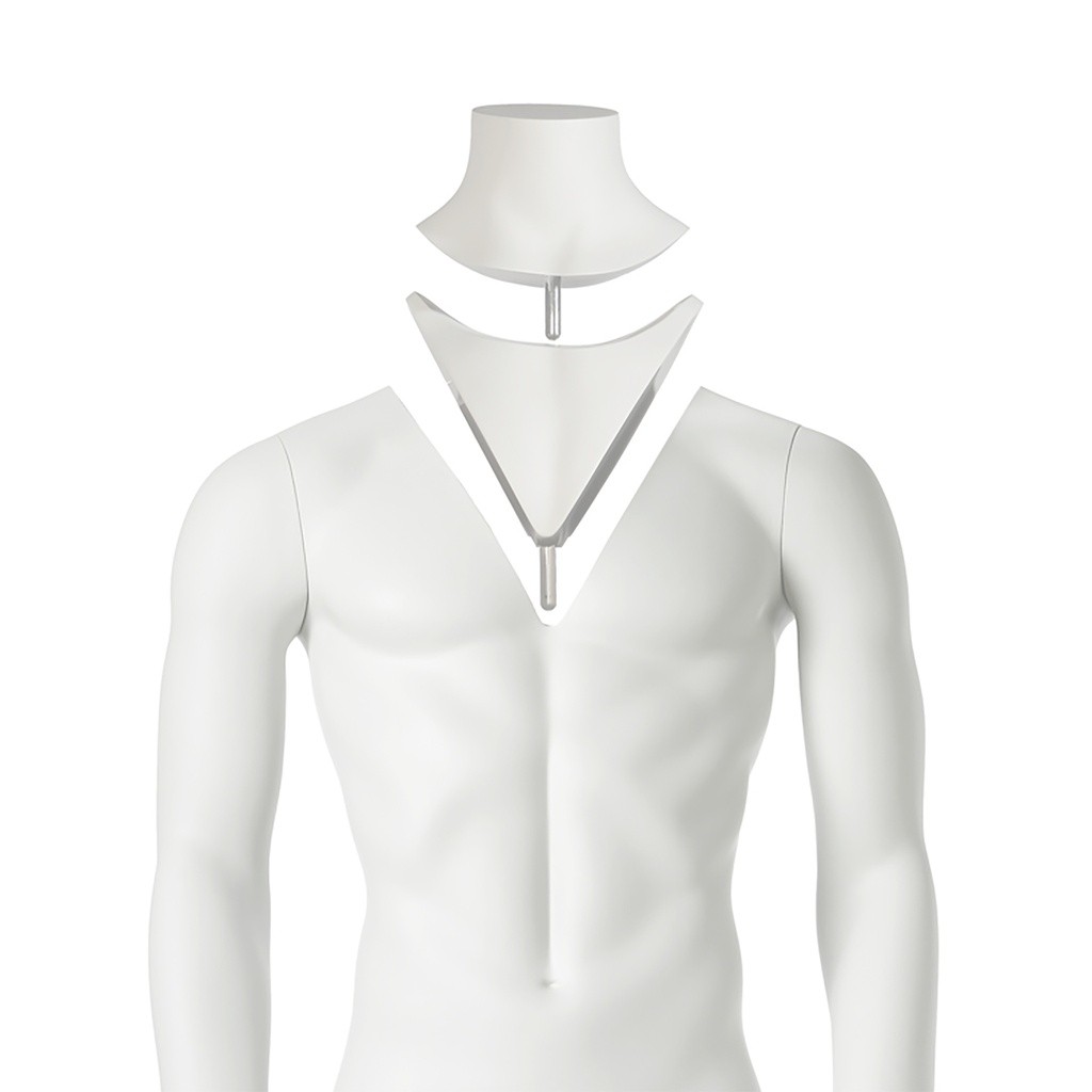 BINK - Ghost mannequin for productphotography, male, packshot, size M slim fit, pose MS01