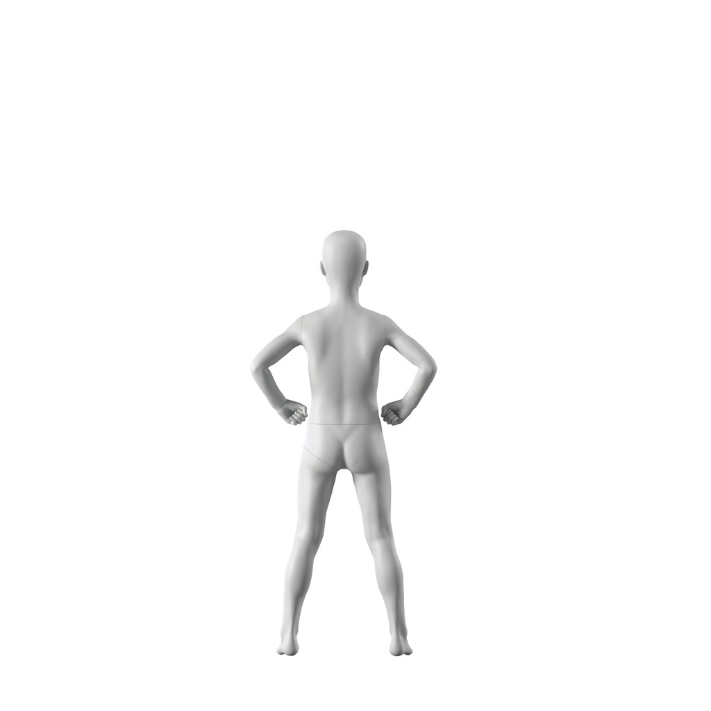 BINK - Sport mannequin, child, grey, 8 year, standing pose 603