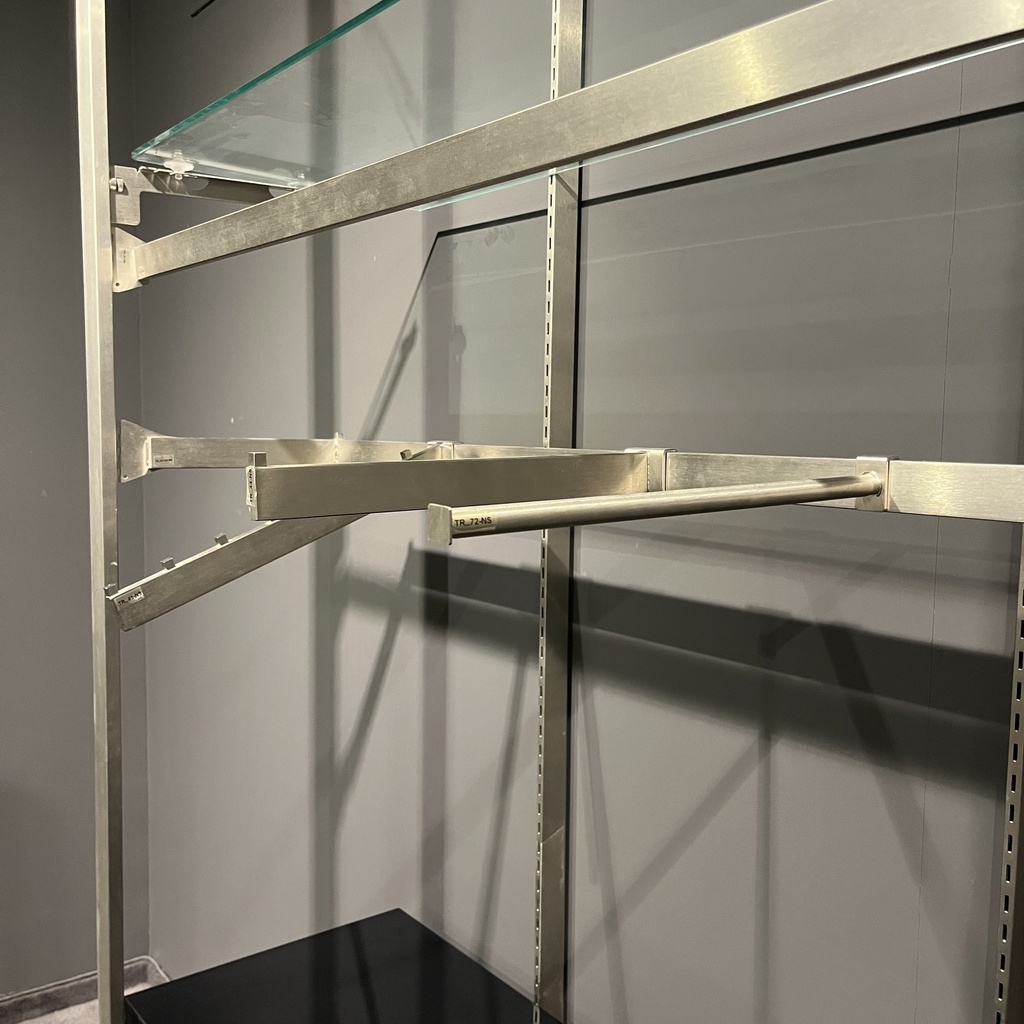 BINK - Freestanding wall module in stainless steel