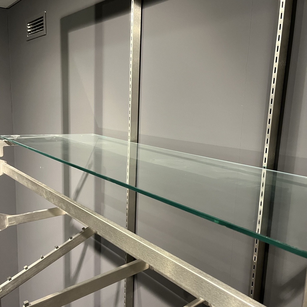 BINK - Freestanding wall module in stainless steel