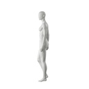 Sport dames mannequin, grijs, abstract hoofd, staande pose 52