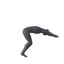 Duikende sport heren mannequin, grafiet grijs, gestilleerd hoofd, staande pose 340