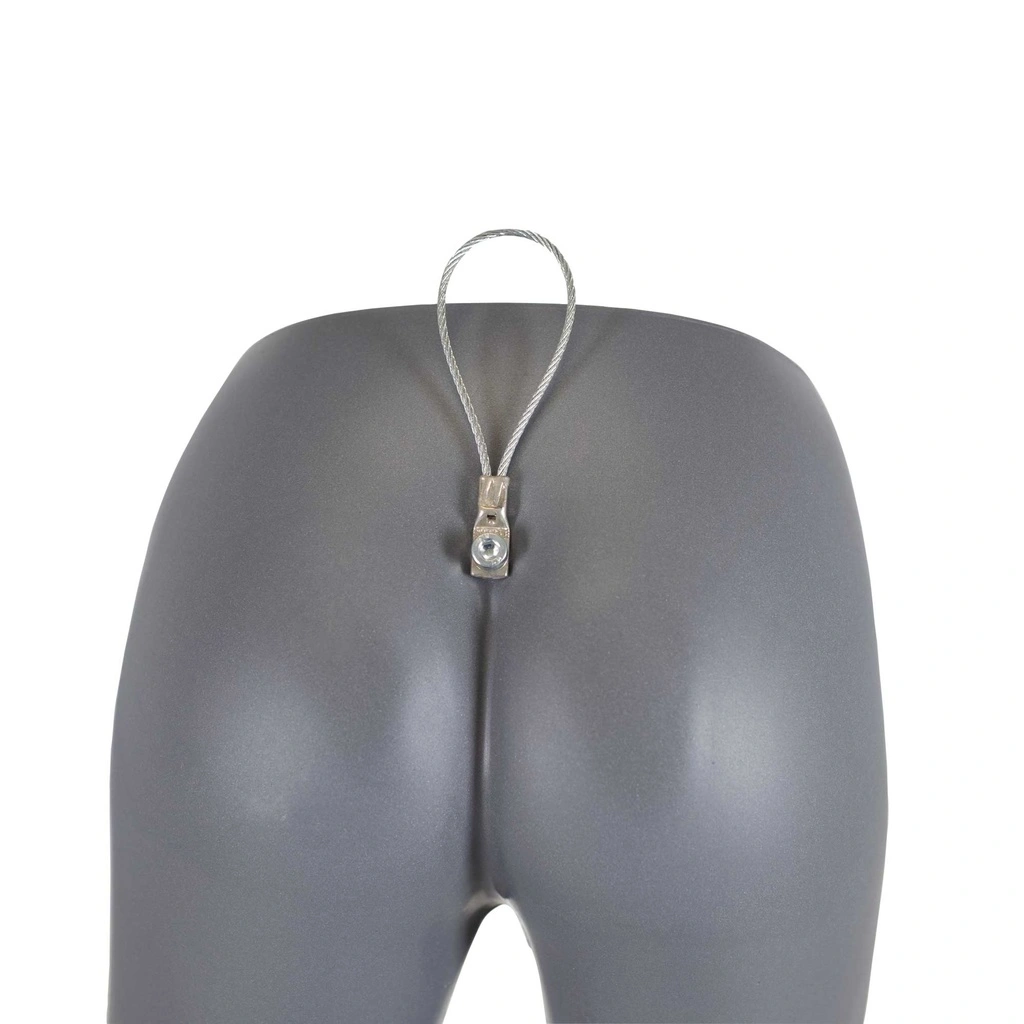 Gebogen damesbenen, wandbevestiging, grijs