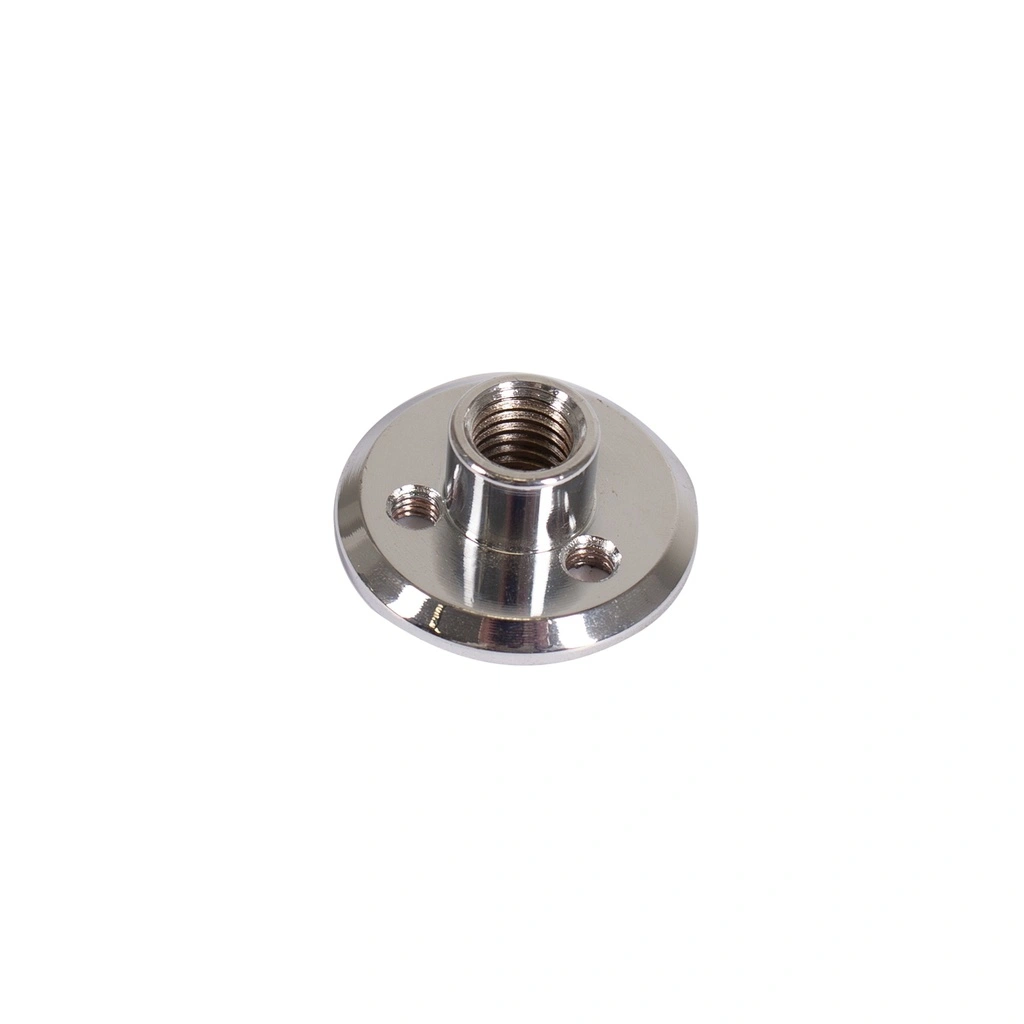 xx Round Child Mannequin base in brushed stainless steel with footpin