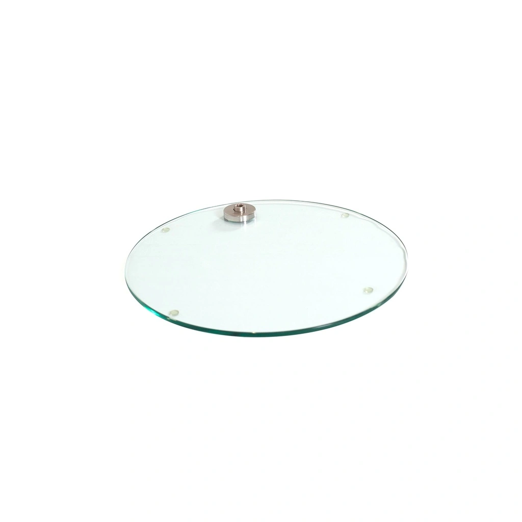 BINK - Round glass base for child window mannequin dia 30 cm, including footpin