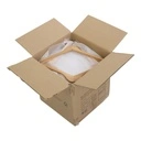 Kledinghanger lotushout naturel gelakt voor blazer, 3 cm schouderbreedte, 44 cm breedte, matte haak - doos van 50 stuks