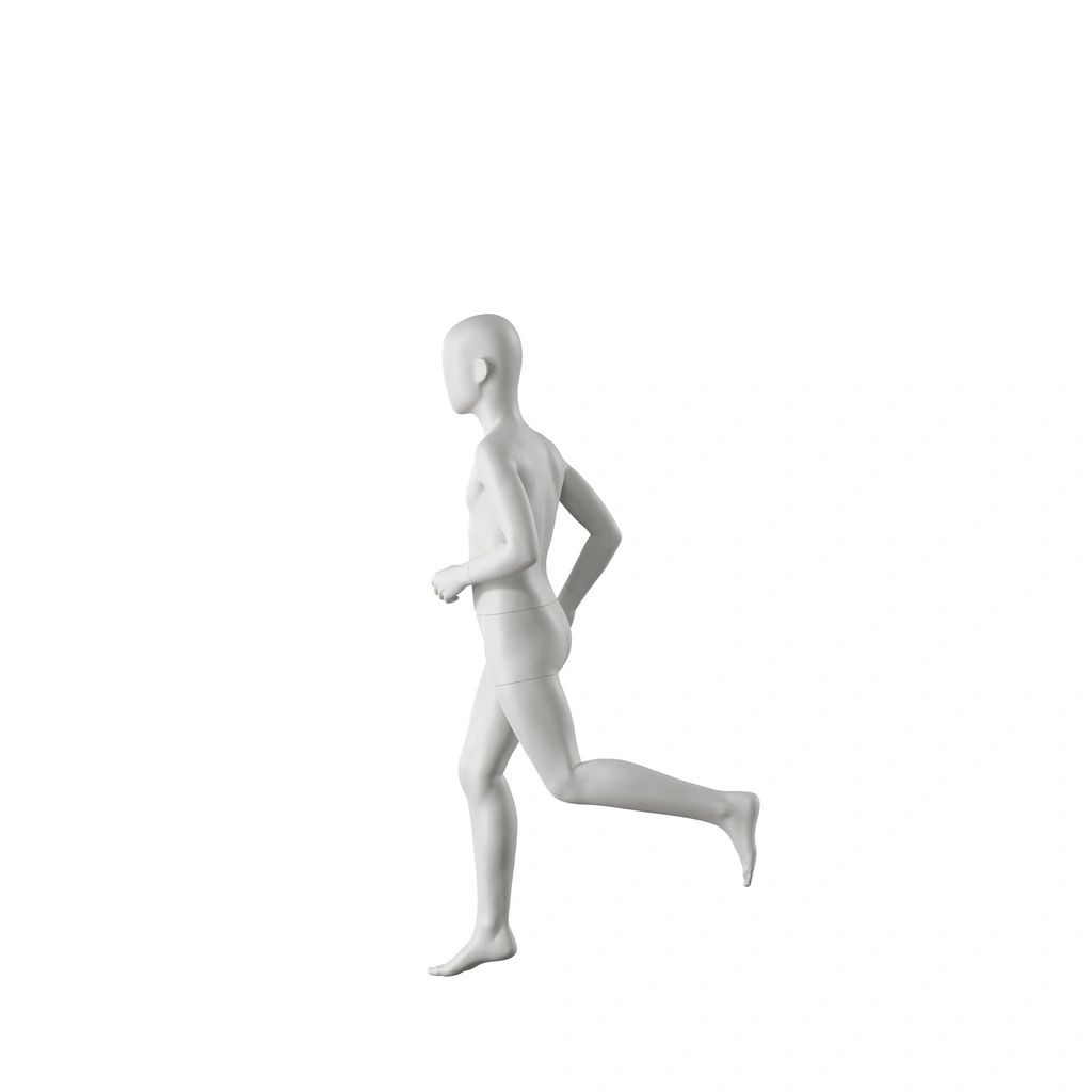BINK - Sport mannequin, child, grey, 10 year, running pose 609