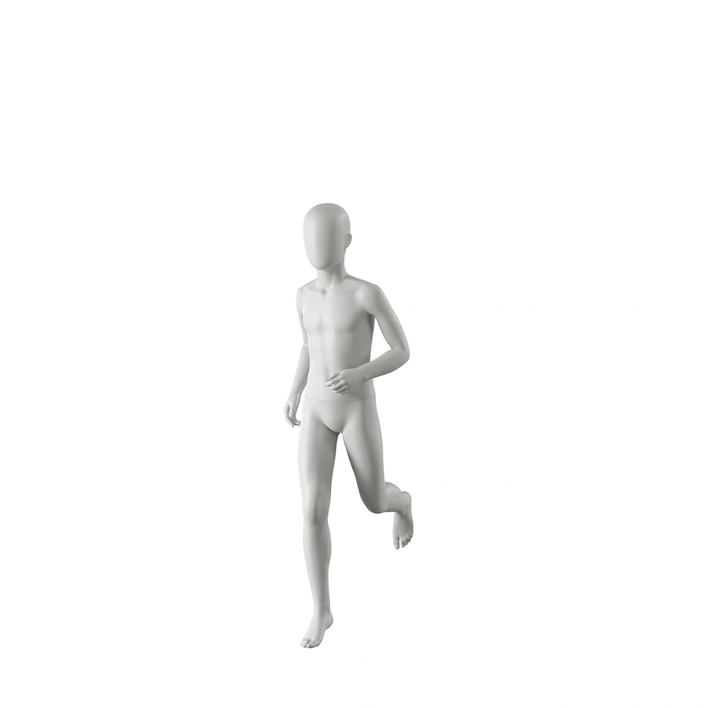 BINK - Sport mannequin, child, grey, 10 year, running pose 609