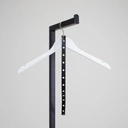 Koppelstuk vr kledinghangers 48 cm plastic zwart