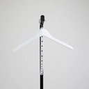 Koppelstuk vr kledinghangers 48 cm plastic wit