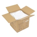 Gvrmd Klhanger, lotushout, haak in nikkel, wit mat - doos van 50 stuks