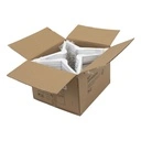 Witte kapstok met anti slip voor dameskledij, 41 cm breedte, nikkel haak - doos van 100 stuks.