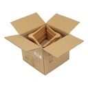 Kledinghanger lotushout naturel gelakt voor grote maten, 47 cm breedte, matte haak - doos van 50 st