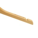 Kledinghanger lotushout naturel gelakt voor dameskledij, met anti slip 41 cm breedte, matte haak - doos van 100 st