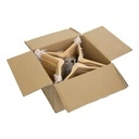 Kledinghanger lotushout naturel gelakt voor dames en heren kledij, met anti slip 44 cm breedte, blinkende haak - doos van 100 st