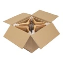 Kledinghanger met anti slip broeklat lotushout naturel gelakt voor dames en heren kledij, 44 cm breedte, matte haak - doos van 100 st