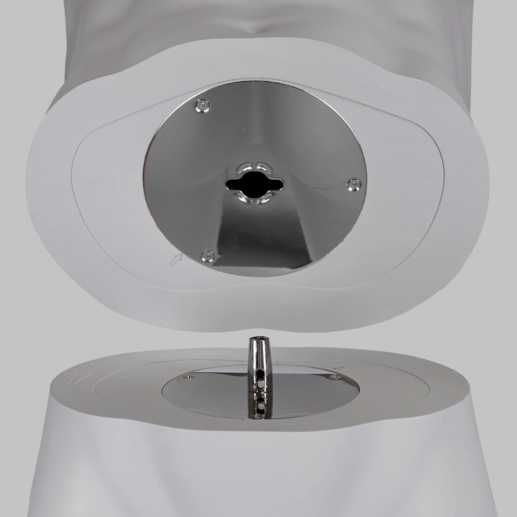 Voetbal sport heren mannequin, grijs, abstract hoofd, staande pose 309