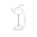 Hoeden presentatiestaander, presentatie van dames en heren mutsen of petten, staal zwart 