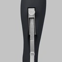 Sport mannequin kind, grafiet grijs, 12 jaar meisje, gestilleerd hoofd, staande pose 607