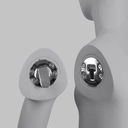 Sport mannequin kind, grijs, 12 jaar, abstract hoofd, staande pose 605