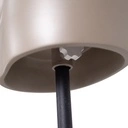 Korte damesbuste 1 borst C-cup, FRP, brons huidskleur (metallic)