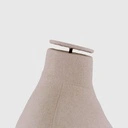 Halsplaatje voor kinderfiguur 10J, beige stof, Maison Marlu   