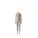 Halsplaatje voor kinderfiguur 12J, beige stof, Maison Marlu   