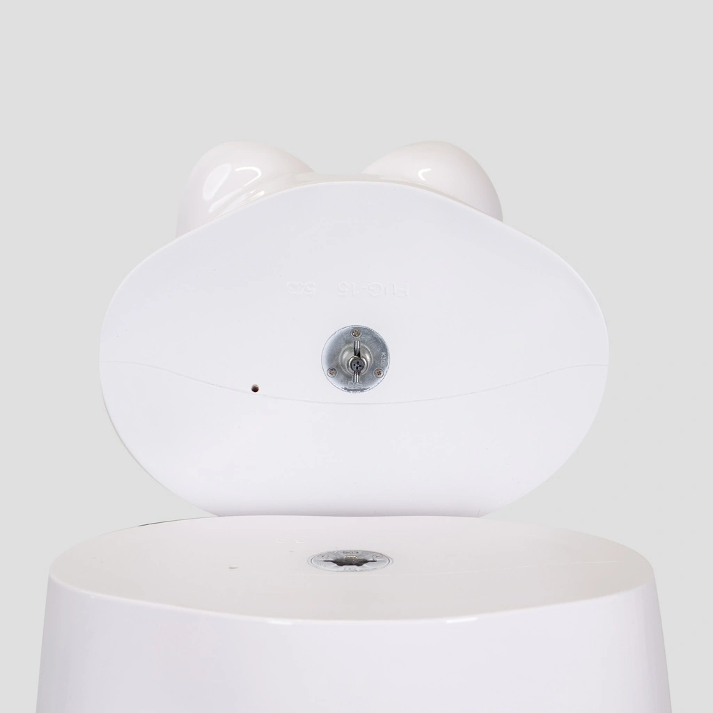 Onbreekbare dames mannequin, abstract hoofd, recycleerbare mannequin uit ABS plastic, glanzend wit, pose 30