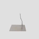 Onbreekbare dames mannequin, semi-abstract hoofd, recycleerbare mannequin uit ABS plastic, glanzend wit, pose 42