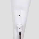 Onbreekbare heren mannequin, semi-abstract hoofd, recycleerbare mannequin uit ABS plastic, glanzend wit, pose 06