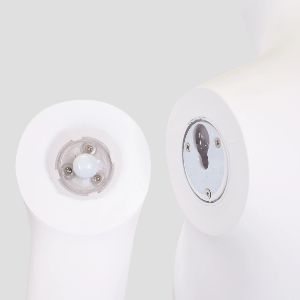 Onbreekbare dames mannequin, abstract hoofd, recycleerbare mannequin uit ABS plastic, wit mat, pose 37