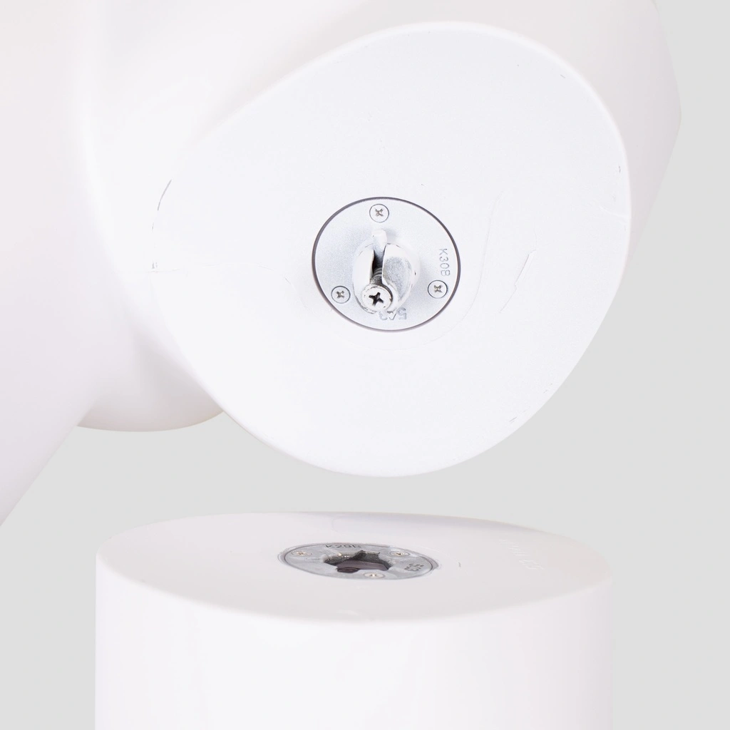 Onbreekbare dames mannequin, semi-abstract hoofd, recycleerbare mannequin uit ABS plastic, wit mat, pose 44