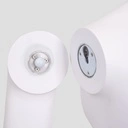 Onbreekbare heren mannequin, abstract hoofd, recycleerbare mannequin uit ABS plastic, wit mat, pose 12