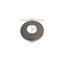 Connector voor voetplaat, chroom