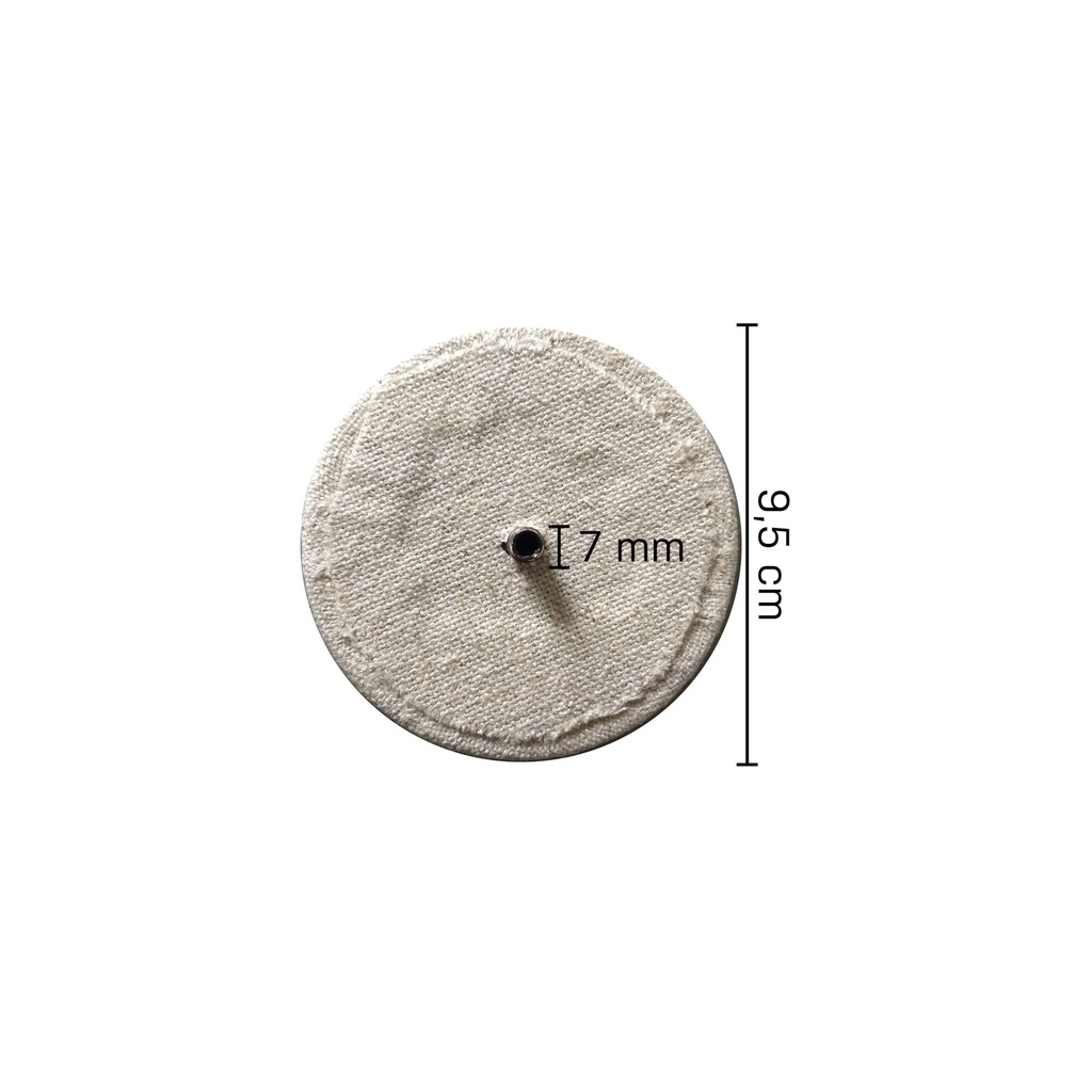 Halsplaatje voor damesetalagepop, beige stof, Maison Marlu