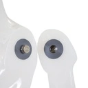 Heren mannequin, gerecycleerd kunststof, wit