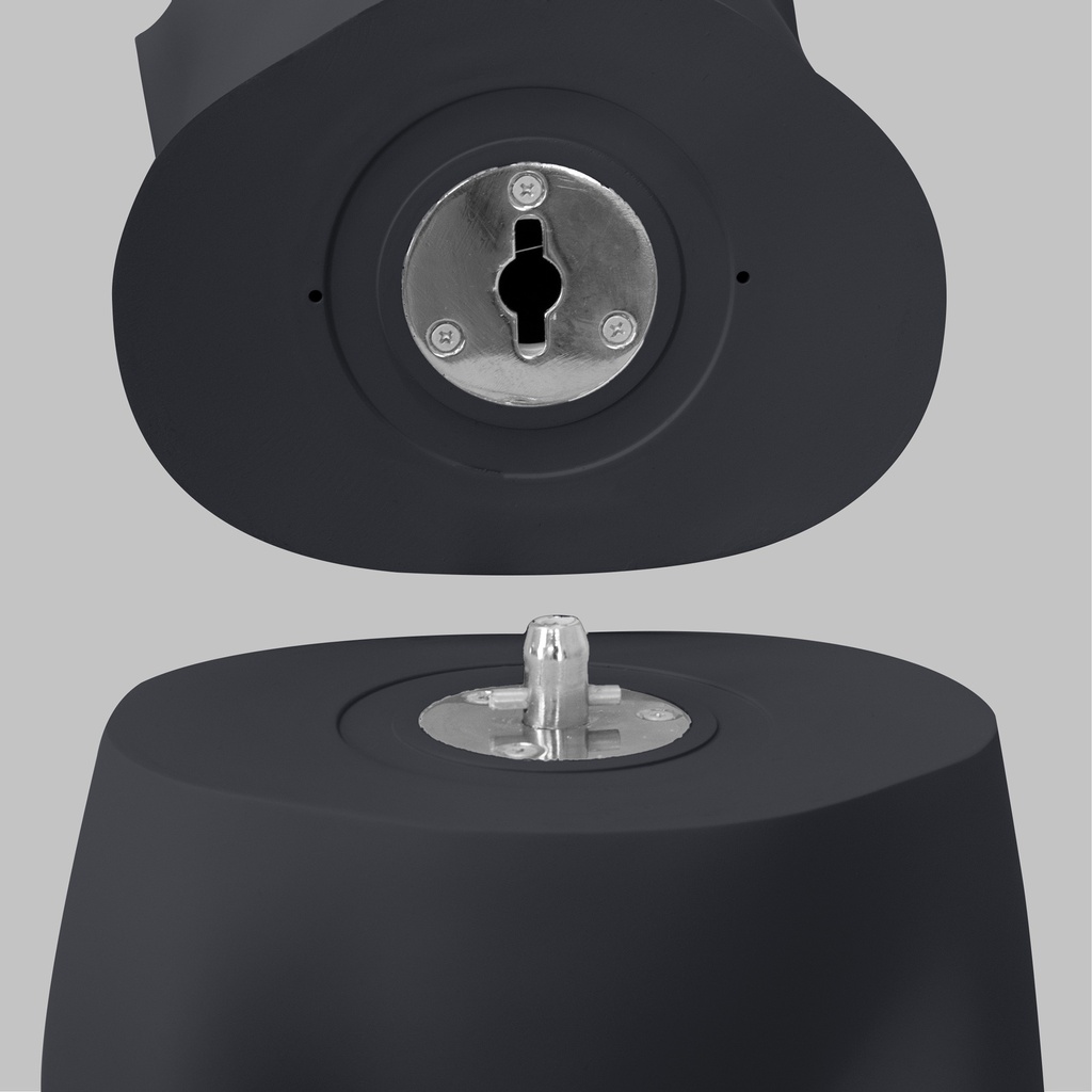 Voetbal shot sport mannequin kind, grafiet grijs, 10 jaar, gestilleerd hoofd, pose 613