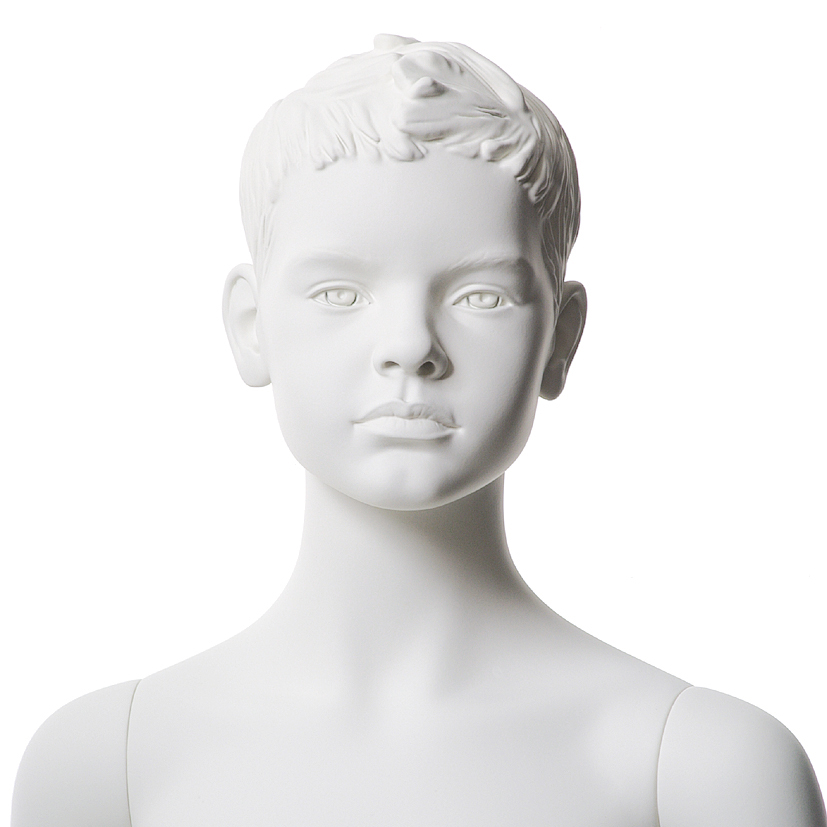 Kinderetalagepop gesculpteerd haar, 10 jr, Q-Kids