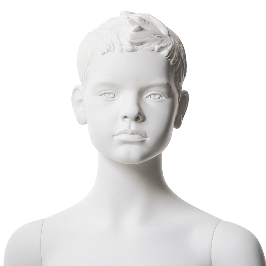 Kinderetalagepop gesculpteerd haar, 10 jr, Q-Kids