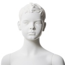 Kinderetalagepop gesculpteerd haar, 10 jr, Q-Kids