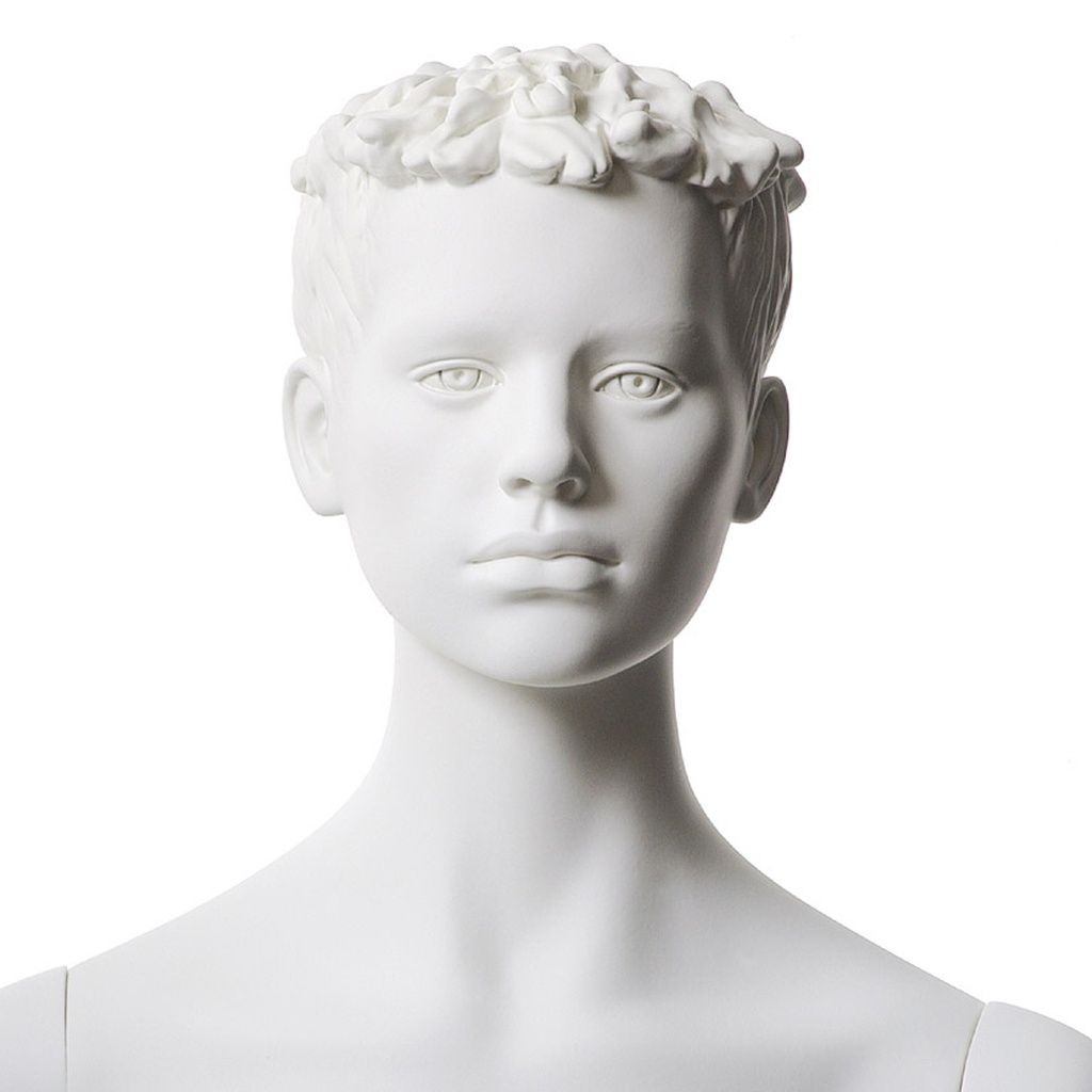 Kinderetalagepop gesculpteerd haar, 12 jr, Q-Kids