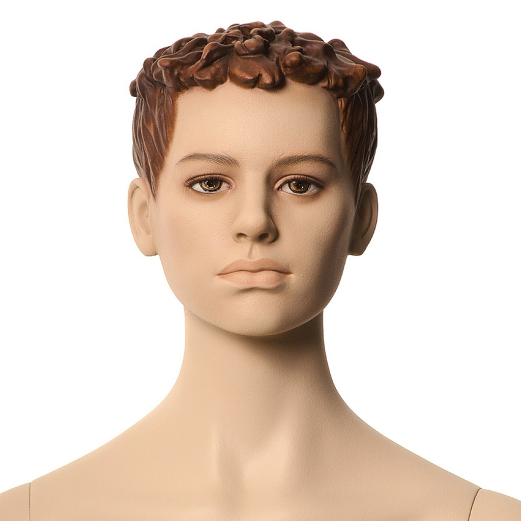 Kinderetalagepop gesculpteerd haar, 12 jr, Q-Kids