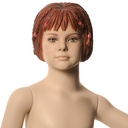 Kinderetalagepop gesculpteerd haar, 4 jr, Q-Kids