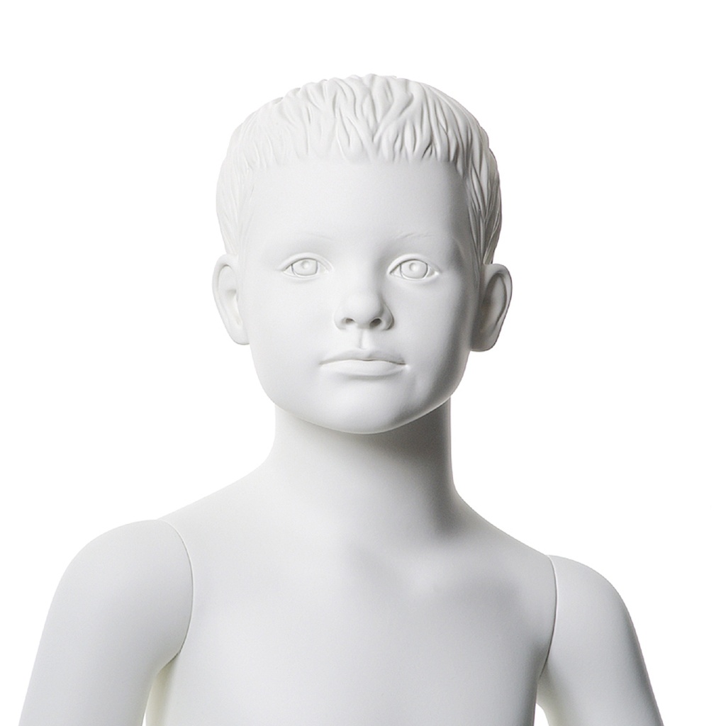 Kinderetalagepop gesculpteerd haar, 4 jr, Q-Kids
