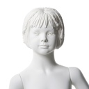 Kinderetalagepop gesculpteerd haar, 4 jr, Q-Kids
