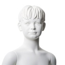 Kinderetalagepop gesculpteerd haar, 6 jr, Q-Kids