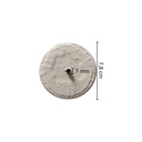 Halsplaatje voor kinderfiguur 4J, beige stof, Maison Marlu