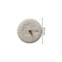 Halsplaatje voor kinderfiguur 6J, beige stof, Maison Marlu 